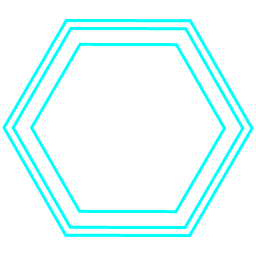 A DXF file: a hexagonal jig that holds pieces while they are engraved
