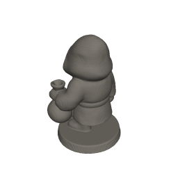An STL file: a robber figure as a print mesh
